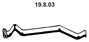 Tuyau d'échappement EBERSPÄCHER 19.8.03