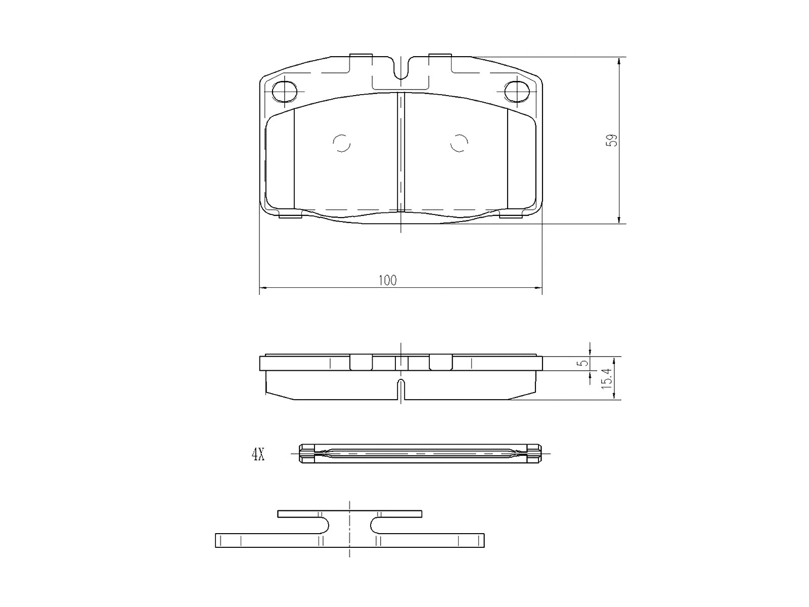 Kit de plaquettes de frein, frein à disque A.Z. Meisterteile AZMT-44-022-1202