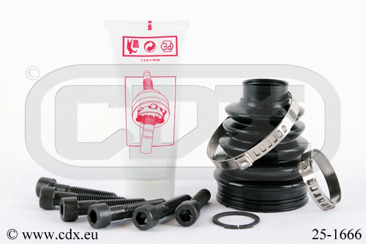 Jeu de joints-soufflets, arbre de commande CDX 25-1666
