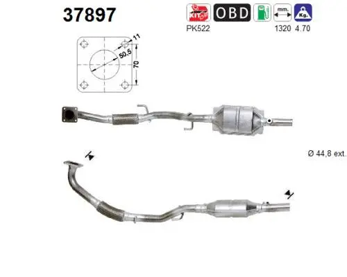 Catalyseur AS 37897