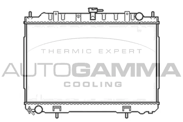 Radiateur, refroidissement du moteur AUTOGAMMA 103349