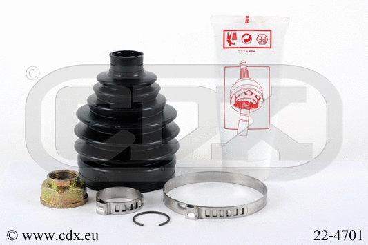 Jeu de joints-soufflets, arbre de commande CDX 22-4701