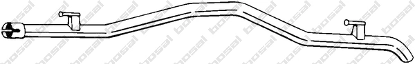 Tuyau d'échappement KLOKKERHOLM 516-151