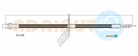 Flexible de frein ADRIAUTO 09.1228