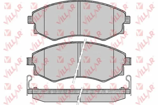 Kit de plaquettes de frein, frein à disque VILLAR 626.0348