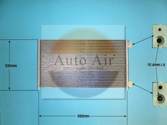 Condenseur, climatisation AUTO AIR GLOUCESTER 16-6197
