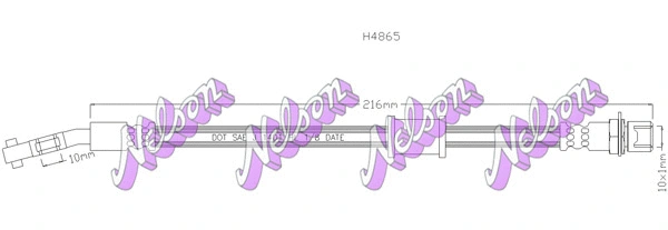 Flexible de frein KAWE H4865