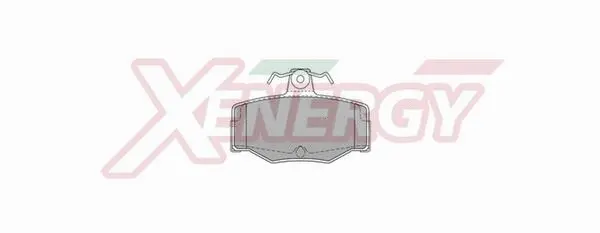 Kit de plaquettes de frein, frein à disque AP XENERGY X40429