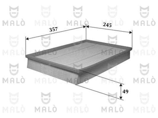Filtre à air AKRON-MALÒ 1500311