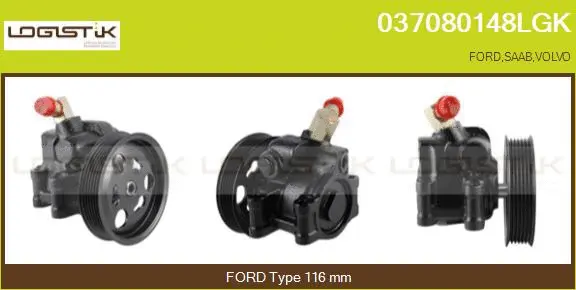 Pompe hydraulique, direction LGK 037080148LGK