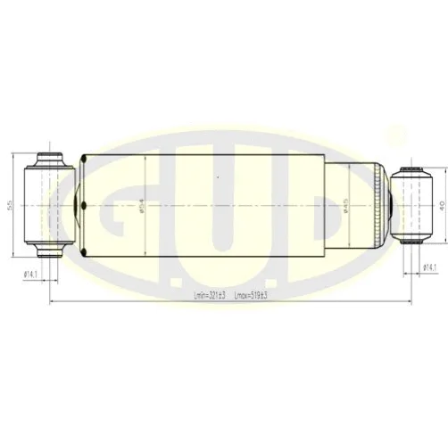 Amortisseur G.U.D. GSA344409