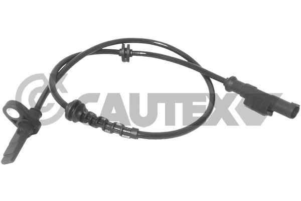 Capteur, vitesse de roue CAUTEX 755253