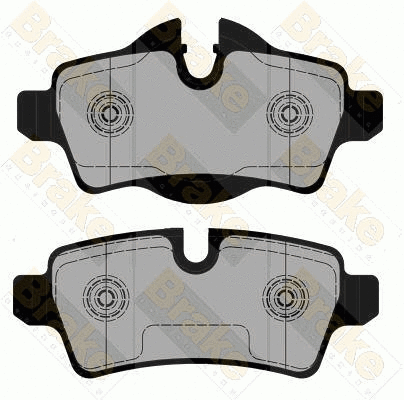 Kit de plaquettes de frein, frein à disque Brake ENGINEERING PA1845