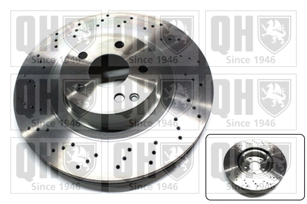 Disque de frein QUINTON HAZELL BDC5637