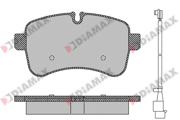 Kit de plaquettes de frein, frein à disque DIAMAX N09403A
