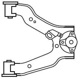 Bras de liaison, suspension de roue FRAP F4455