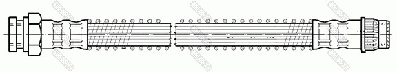 Flexible de frein GIRLING 9001424