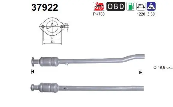 Catalyseur AS 37922