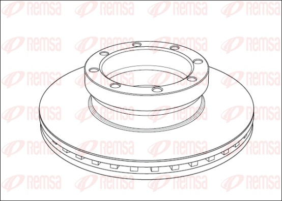 Disque de frein REMSA NCA1005.20