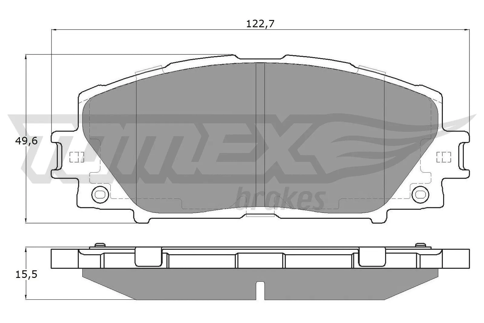 Kit de plaquettes de frein, frein à disque TOMEX Brakes TX 19-35