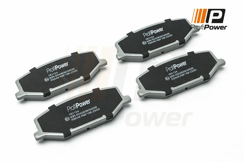 Kit de plaquettes de frein, frein à disque ProfiPower 1B1124