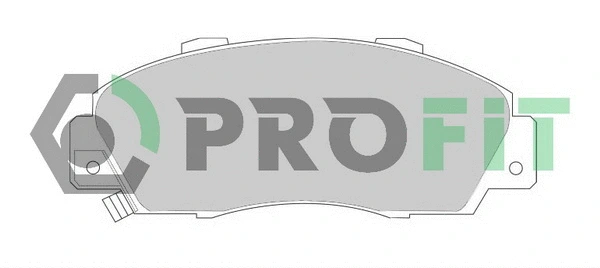 Kit de plaquettes de frein, frein à disque PROFIT 5000-0905 C