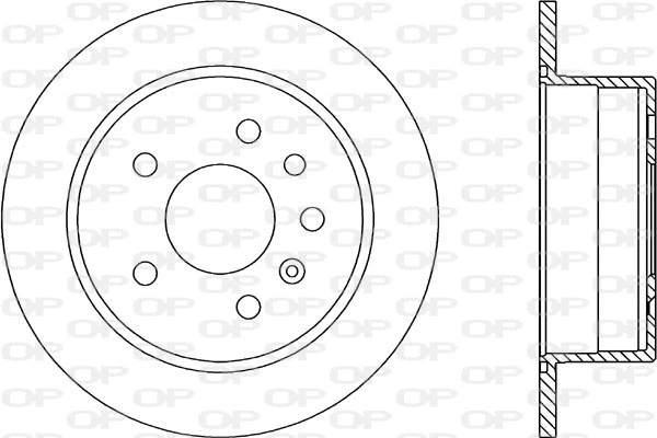 Disque de frein OPEN PARTS BDR1421.10