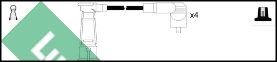 Kit de câbles d'allumage LUCAS LUC5032