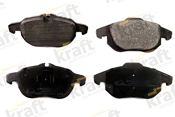 Kit de plaquettes de frein, frein à disque KRAFT AUTOMOTIVE 6001720