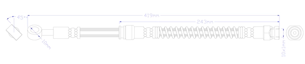 Flexible de frein JURATEK JBH1248L