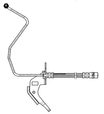 Flexible de frein CEF 512329