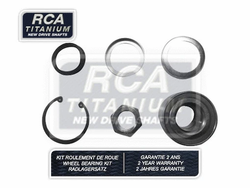 Kit de roulements de roue RCA FRANCE RCAK1036