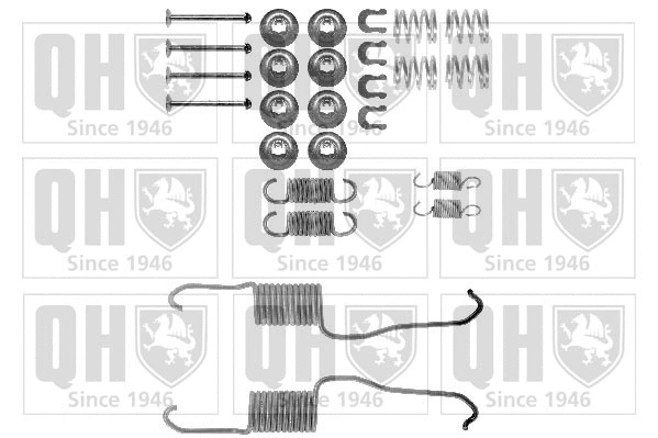 Kit d'accessoires, mâchoire de frein QUINTON HAZELL BFK374