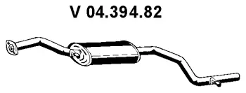 Silencieux avant EBERSPÄCHER 04.394.82