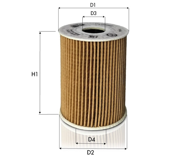 Filtre à huile TECNECO FILTERS OL2069E