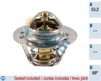 Thermostat, liquide de refroidissement FAE 5202489