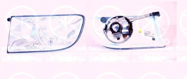 Projecteur antibrouillard KLOKKERHOLM 75210282A1