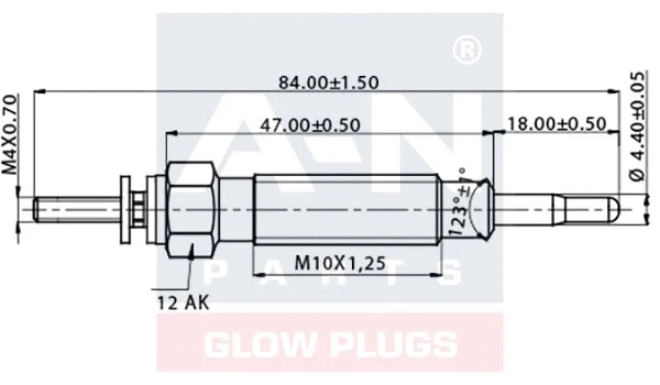 Bougie de préchauffage A-N PARTS A-N079007