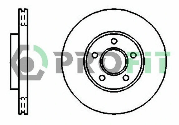 Disque de frein PROFIT 5010-1172