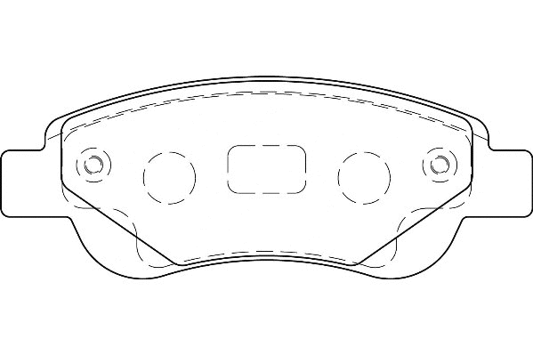 Kit de plaquettes de frein, frein à disque Omnicraft 2134856