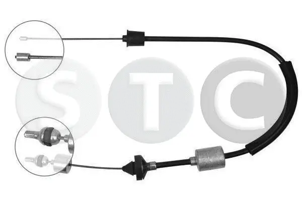 Tirette à câble, commande d'embrayage STC T480086