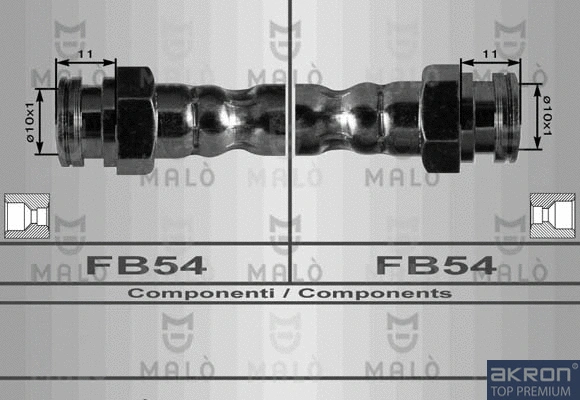 Flexible de frein AKRON-MALÒ 8967