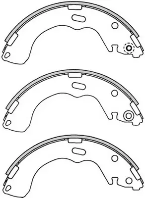 Jeu de mâchoires de frein SB BS25382