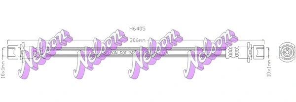 Flexible de frein KAWE H6405
