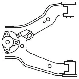 Bras de liaison, suspension de roue FRAP F4454