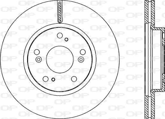 Disque de frein OPEN PARTS BDA2218.20
