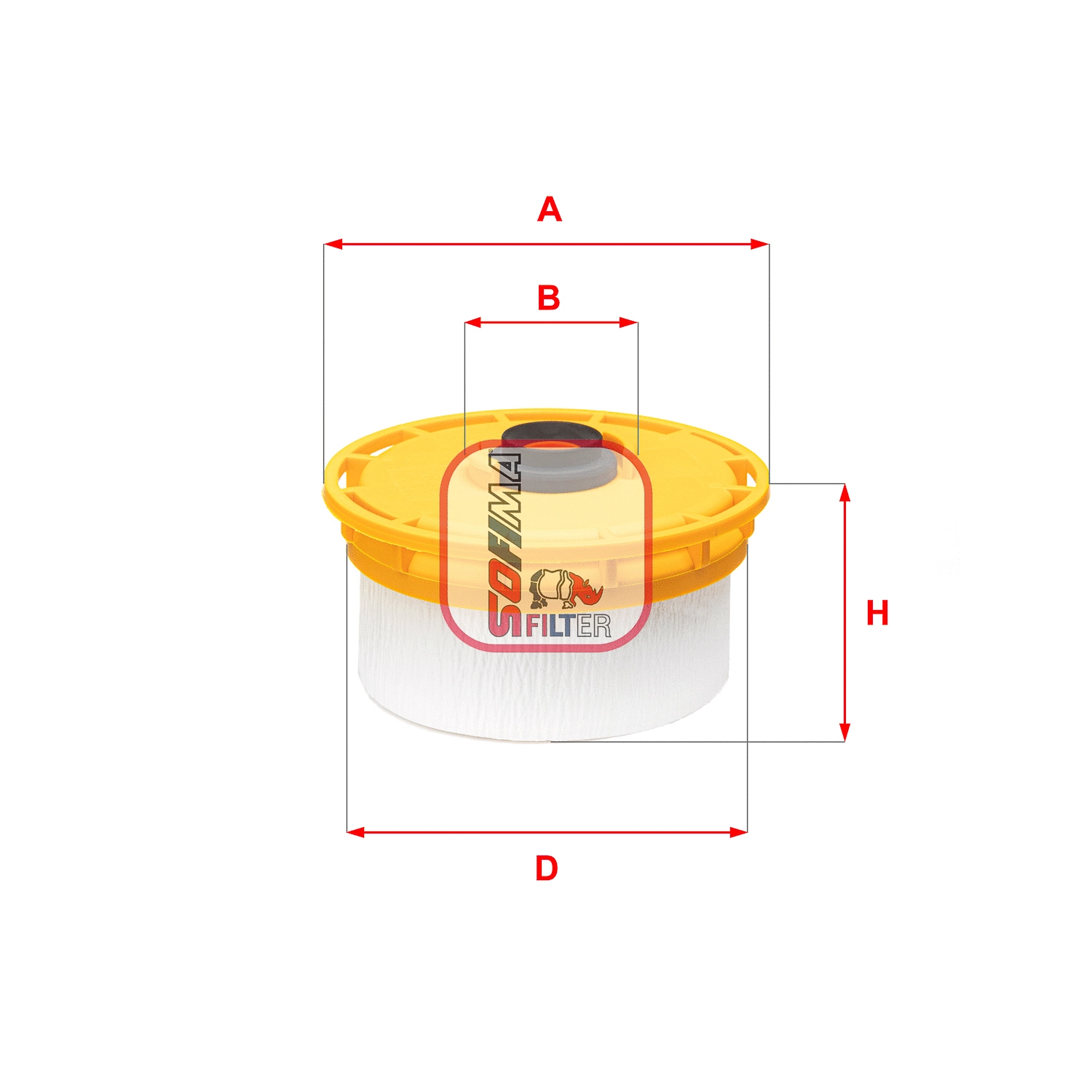 Filtre à carburant SOFIMA S 6138 NE