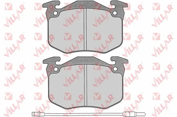 Kit de plaquettes de frein, frein à disque VILLAR 626.0228