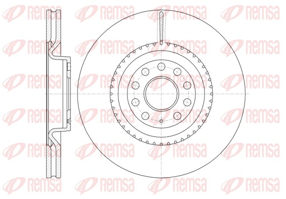 Disque de frein REMSA 6791.10