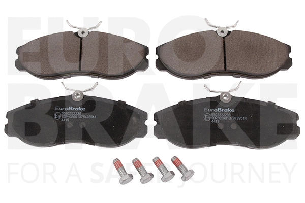 Kit de plaquettes de frein, frein à disque EUROBRAKE 5502222238